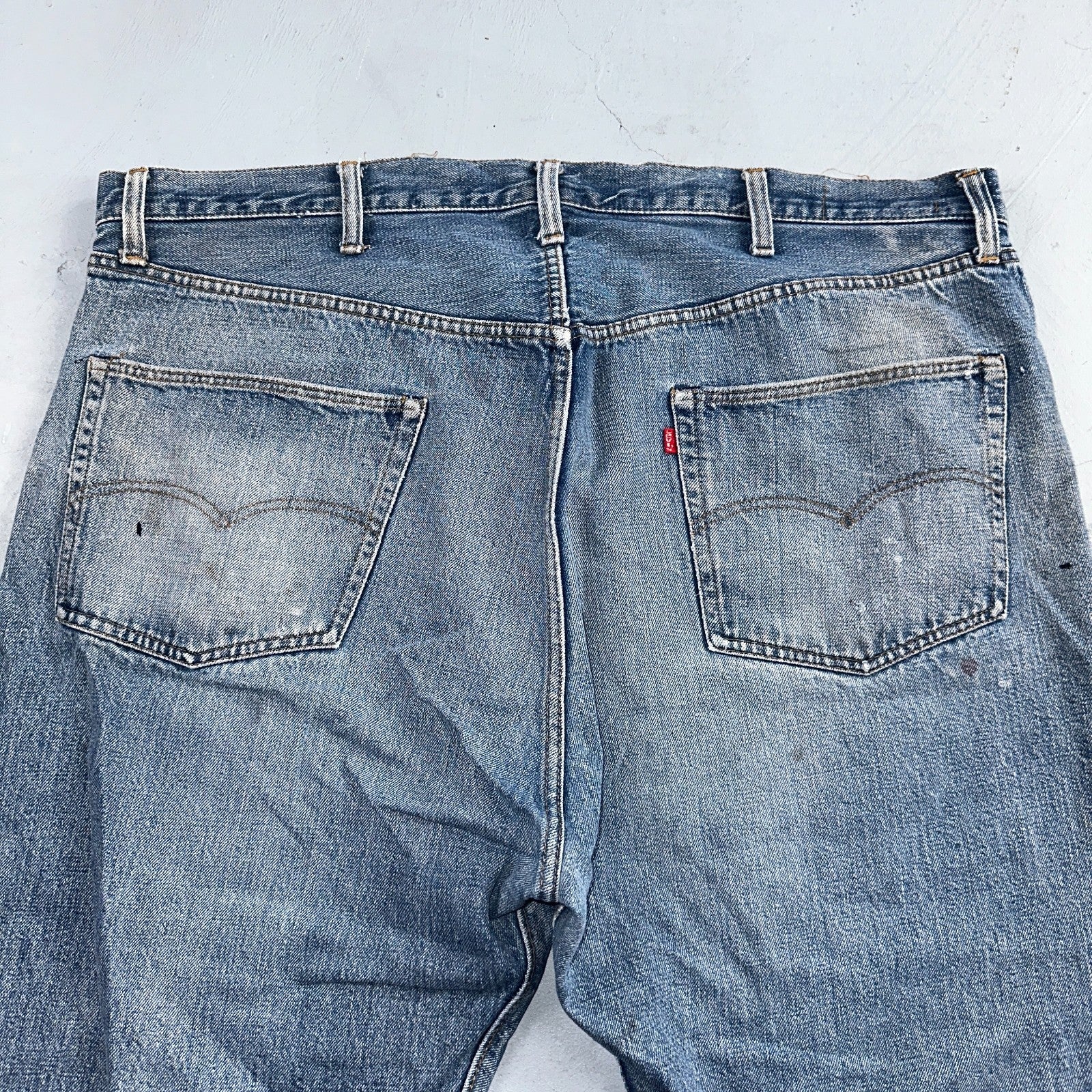Levis 501 Vintage 70s SS Redline Selvedge USA XX Jeans Med Wash 48x30 Act 43x22