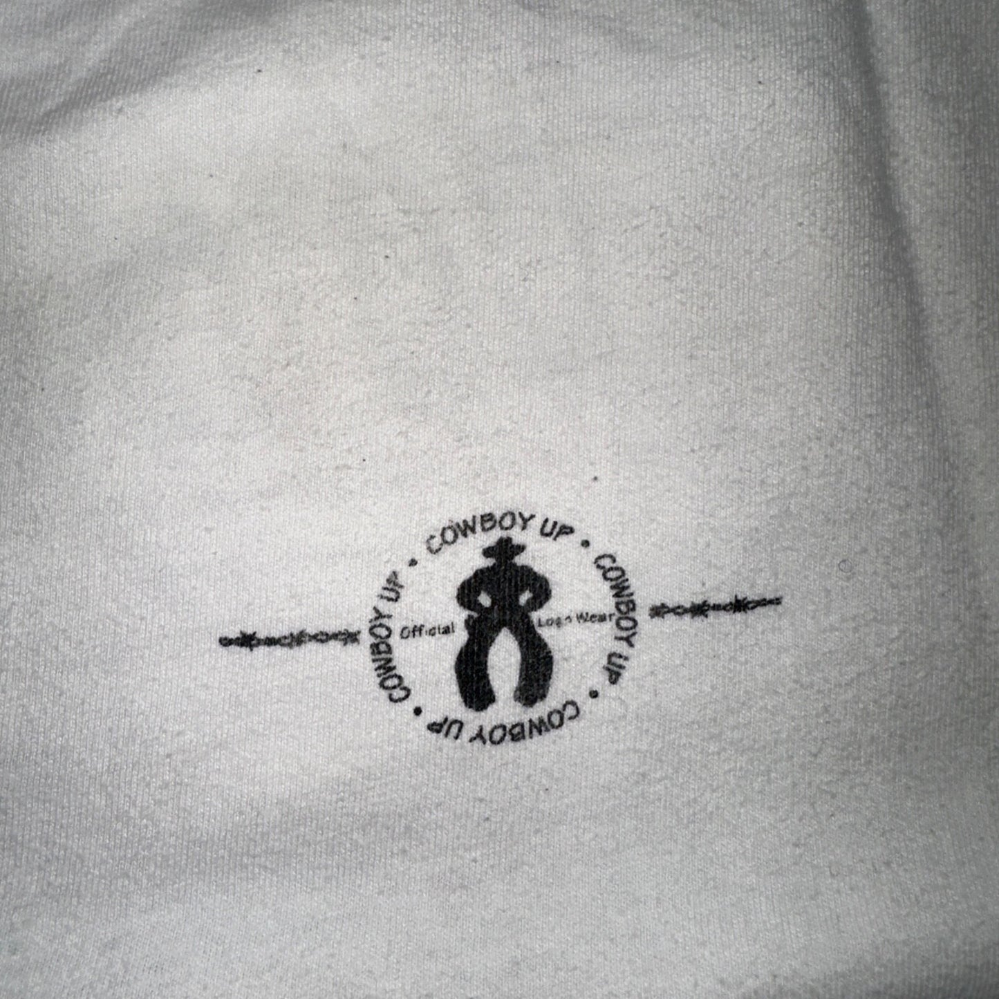 Cowboy Up Hanes Rare 90s VTG T Shirt Rodeo USA America Cow Boots Country Photo
