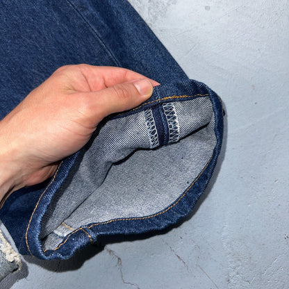 Levis 501 Vintage Y2K 90s XX Straight Leg Jeans Blue Dark Wash 36x33 Act 32x26