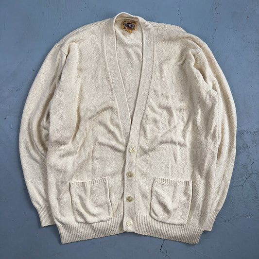 VTG Basco Silk Rare All American Sportswear Men's Sweater Size M Cardigan 90s