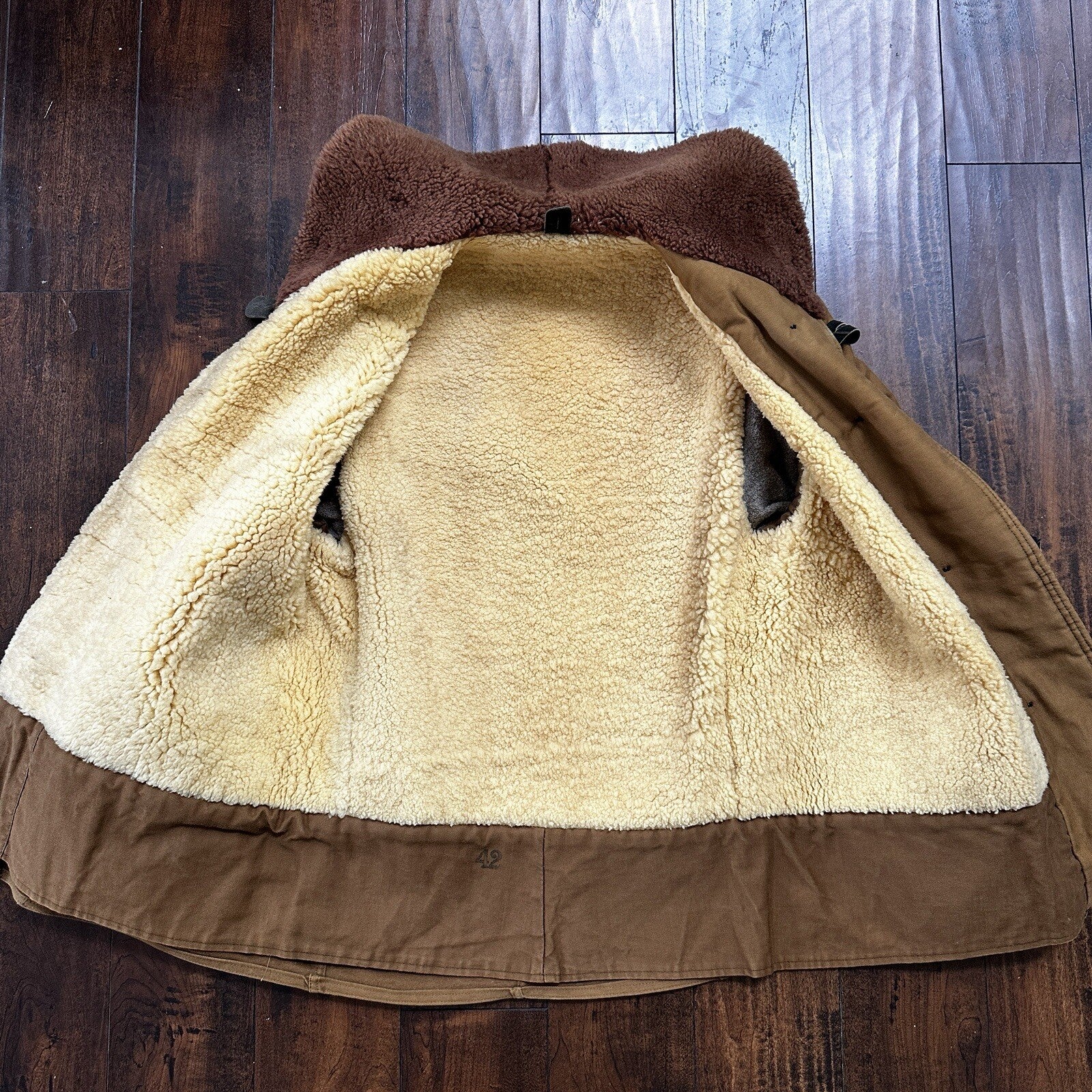 VTG 1930s 1940s USMC Deck Jacket 42 USN US Military 30s 40s Transport Mackinaw