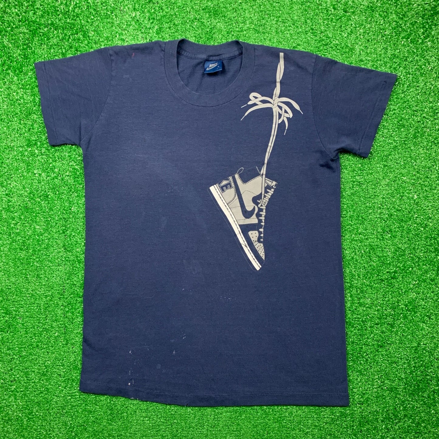  Vintage Nike T Shirt USA Over The Shoulder Jordan Single Stitch 1985 Terminator