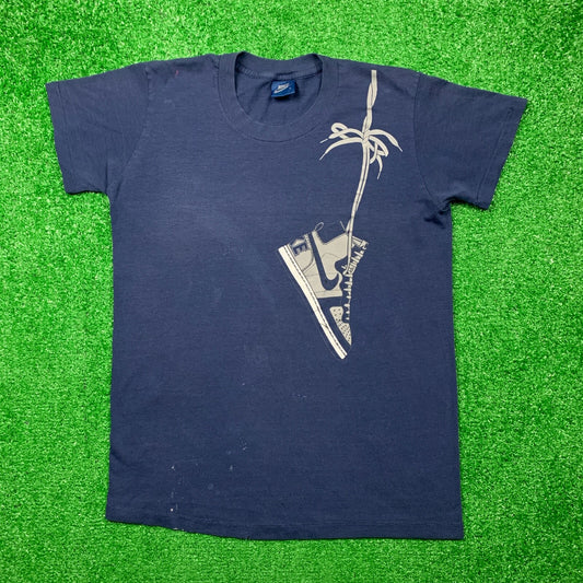  Vintage Nike T Shirt USA Over The Shoulder Jordan Single Stitch 1985 Terminator