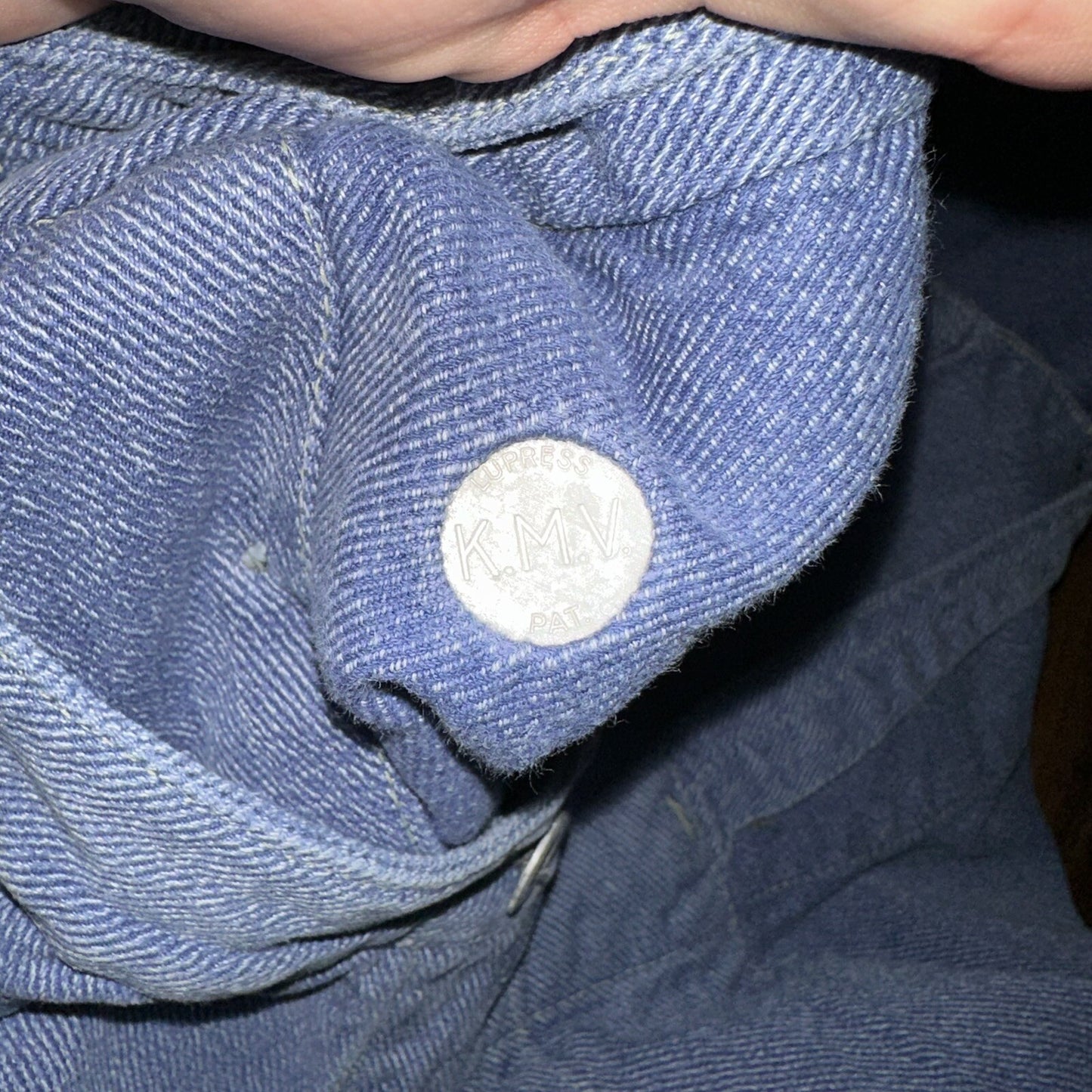 WWII Buckle Back Denim Pants Jeans Button Fly Swiss Rare Selvedge Redline 40s