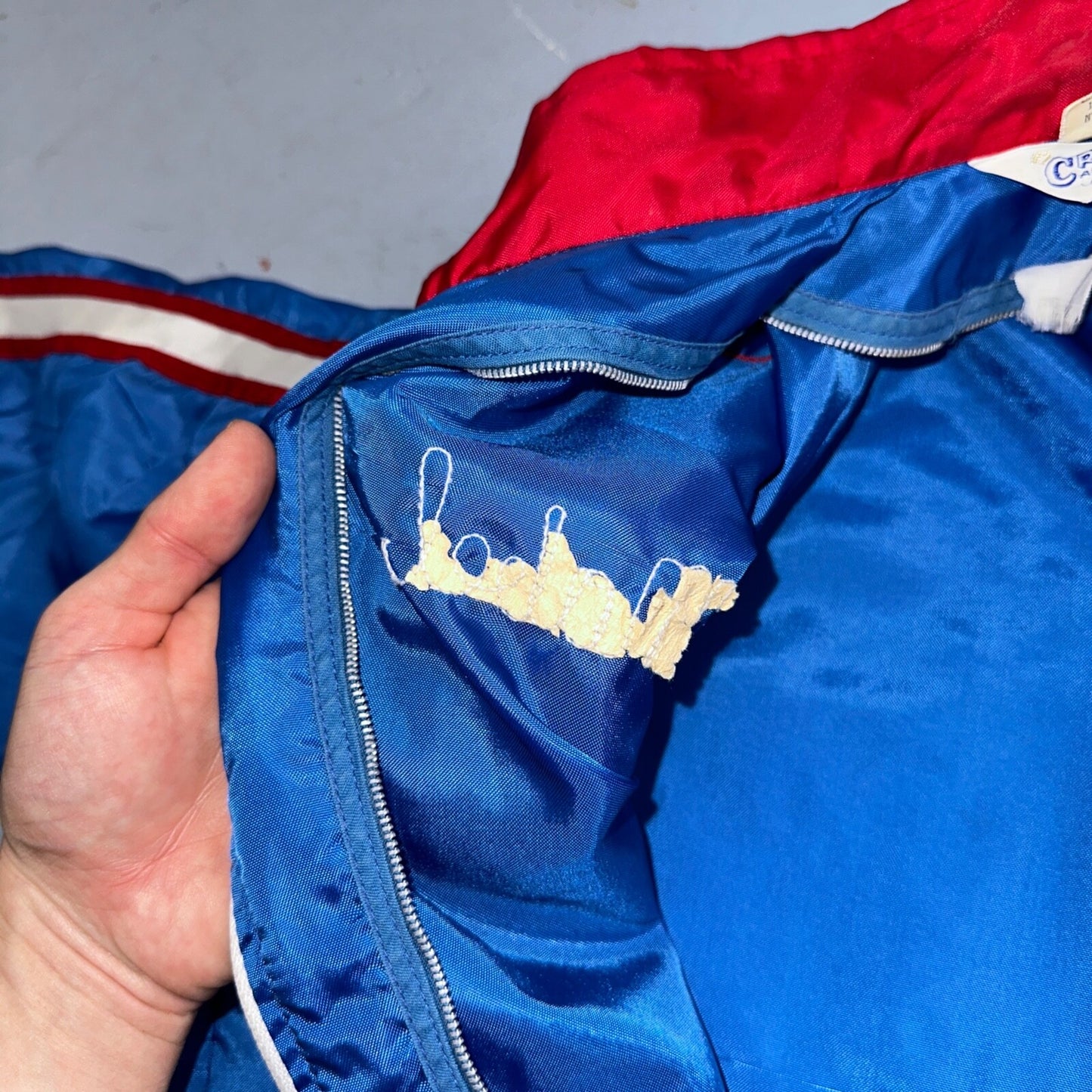 Datsun Crown Vintage 70s Racing Jacket Crown Rockabilly Chainstitch Mabel Nylon