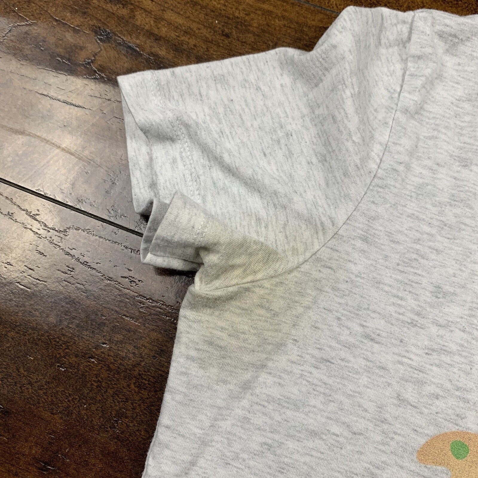 Bob Ross Painting Cute Vintage Style T Shirt Womens Medium Gray Squirrel Art