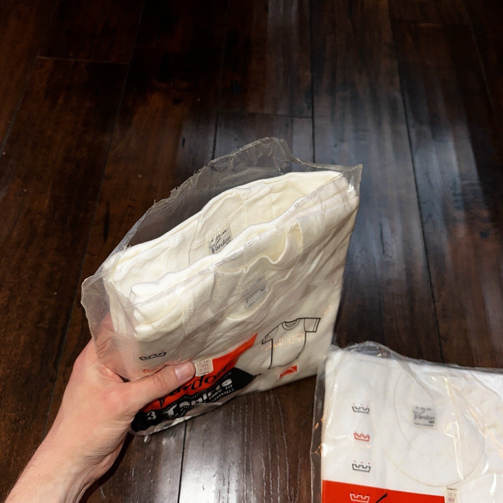 1960s Vardon Vintage White Blank T Shirt S Rockabilly Lot 6 Pack 60s 50s Hanes