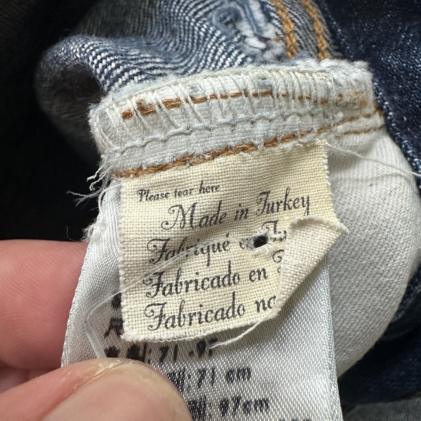 Levis LVC Big E Vintage Redline Selvedge Denim 505 Jeans USA Thrashed 28x34 501