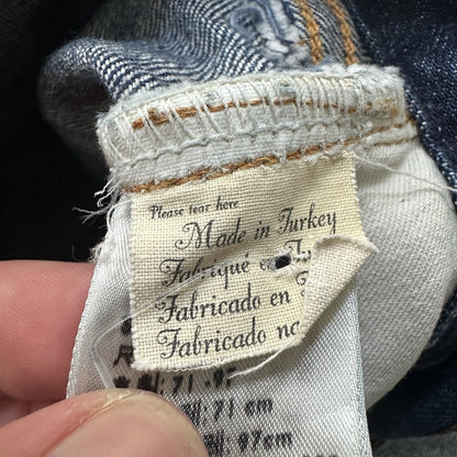 Levis LVC Big E Vintage Redline Selvedge Denim 505 Jeans USA Thrashed 28x34 501