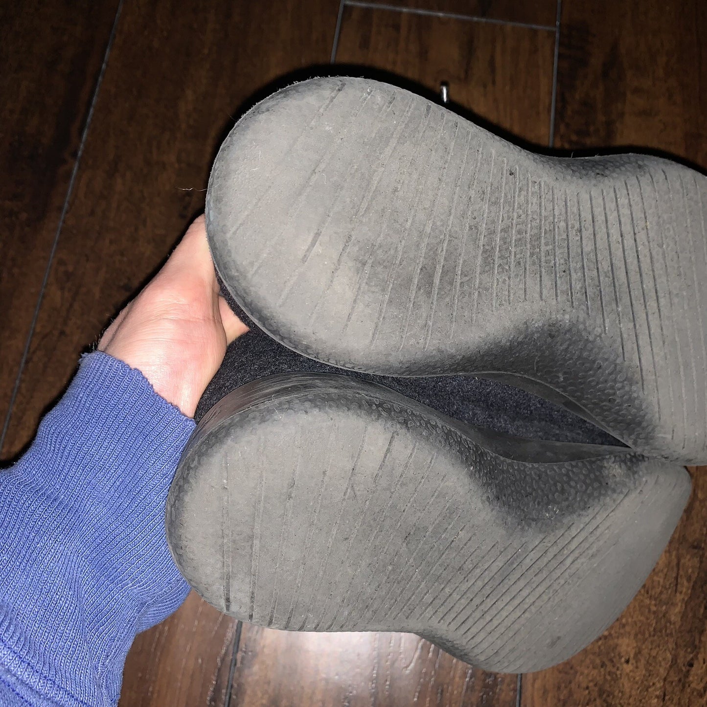 Allbirds Wool Runners WR Womens 6 US Black Gray Merino Wool Casual Shoes Running