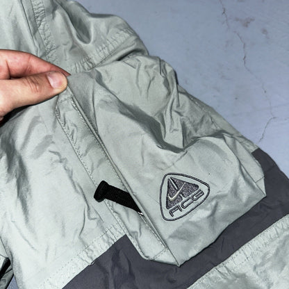 Nike VTG ACG Rain Jacket Storm Fit Anorak 90s Teal Hiking Ski Snowboard 3 Large