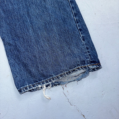Levis VTG 517 0217 Jeans Mens 40x32 Blue Talon 70s USA Denim Single Stitch 38x31