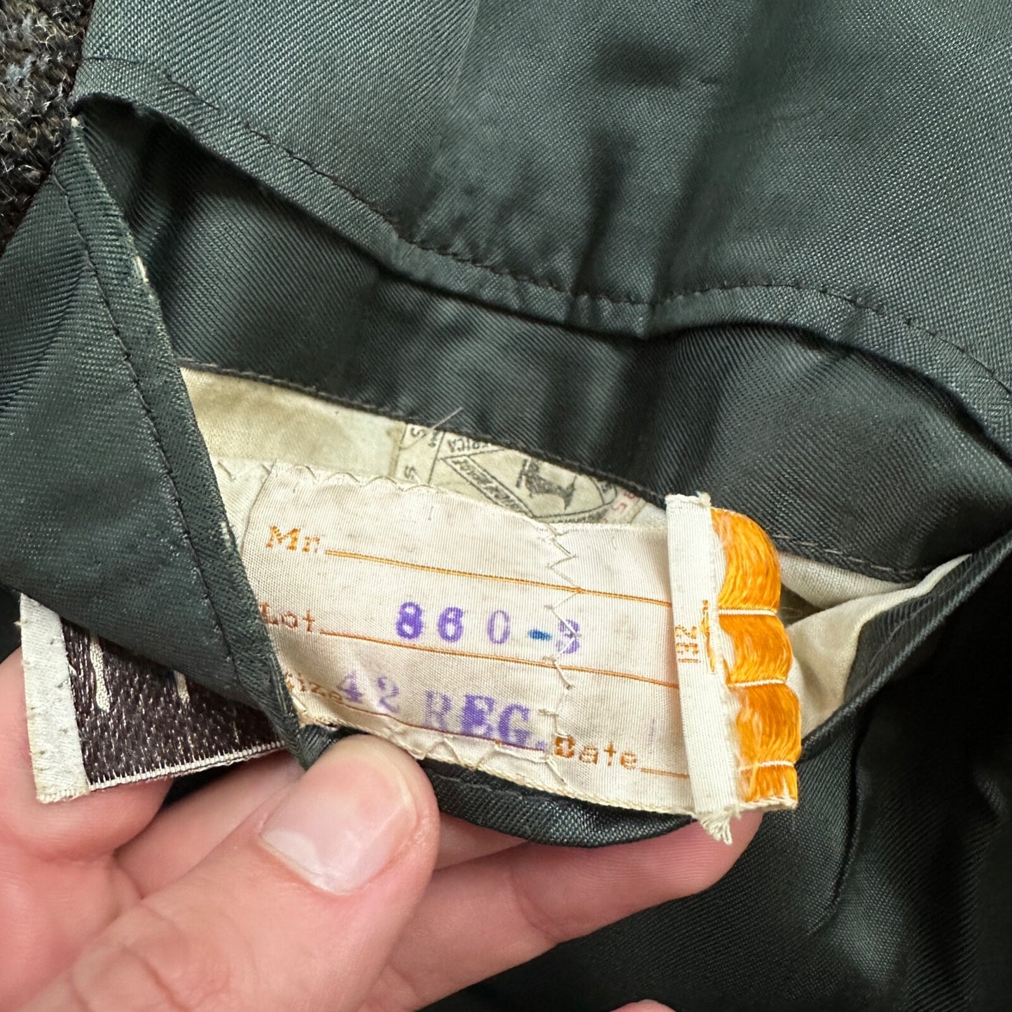 VTG Harris Tweed Sport Coat Mens 42 Scottish Wool Blazer Button Cricketer 70s