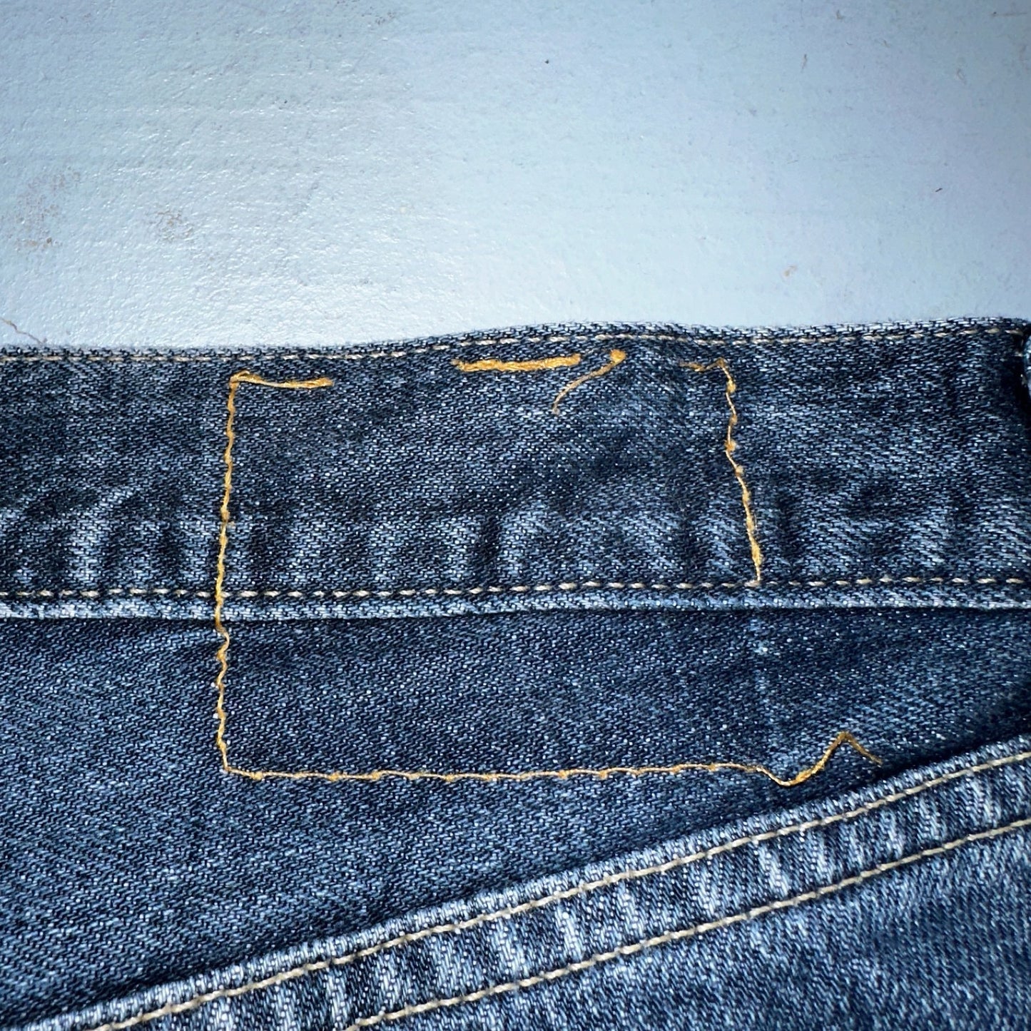 Levis 501 Vintage Y2K 90s XX Straight Leg Jeans Blue Med Wash 38x34 Act 39x34