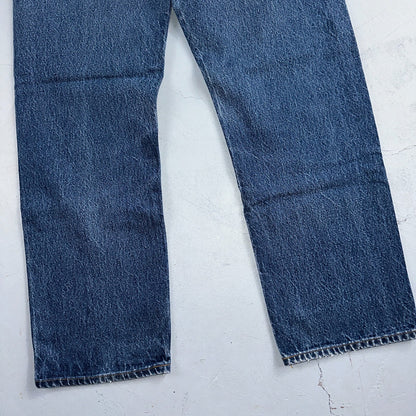 Levis 501 Vintage 80s USA XX Straight Leg Jeans Blue Med Wash 33x32 Act 30x27
