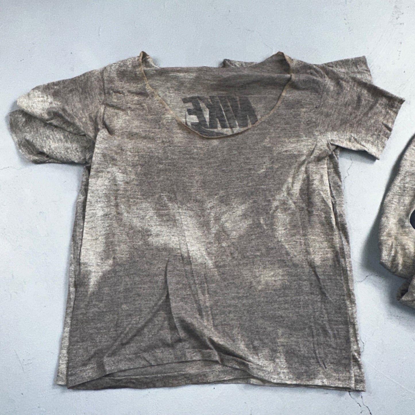 Nike 70s Lot of 8 VTG T Shirt Orange Tag Gray Swoosh Soft Chopped Front Team