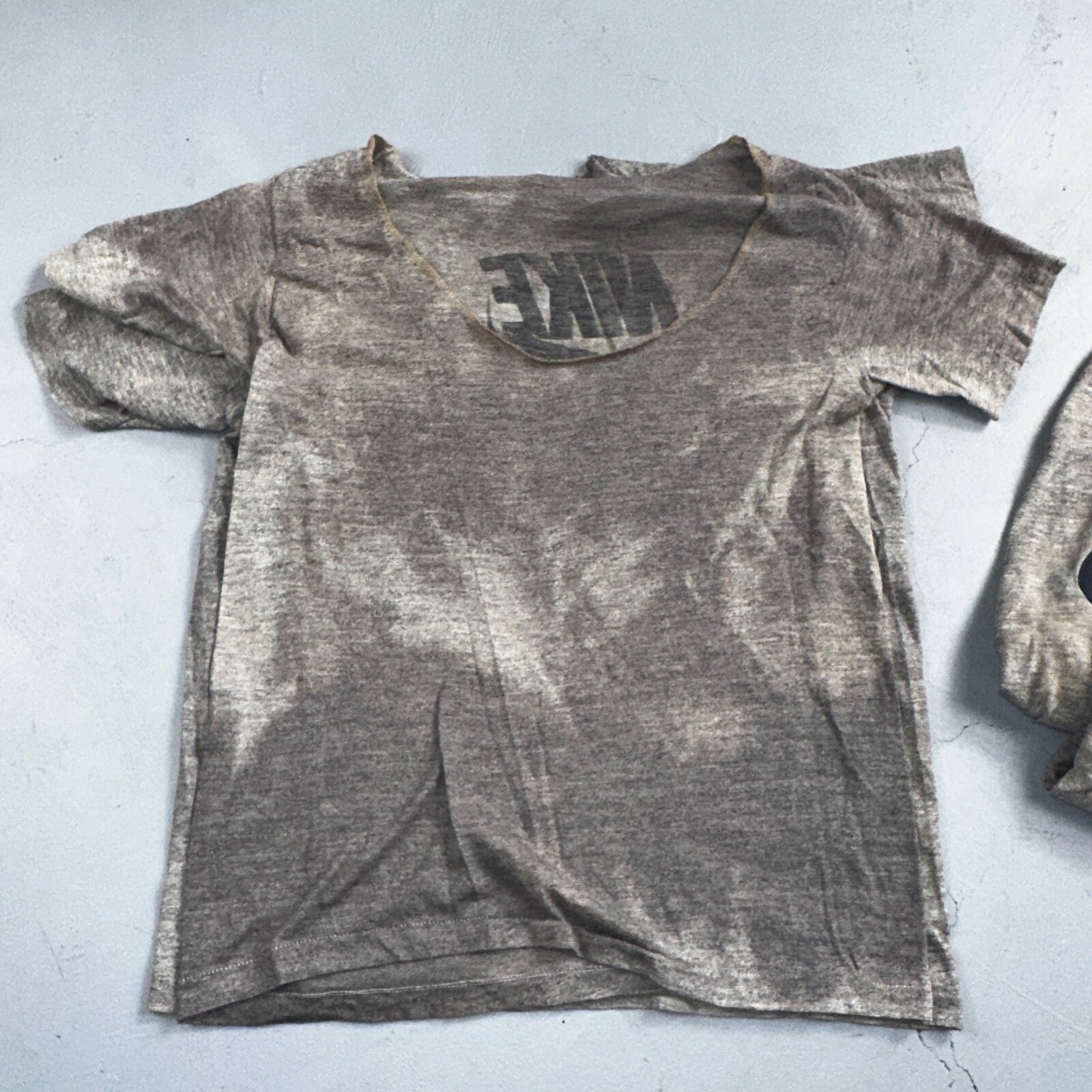 Nike 70s Lot of 8 VTG T Shirt Orange Tag Gray Swoosh Soft Chopped Front Team