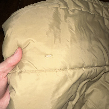 Vintage Golden Fleece Men's Tan Winter Jacket Parka Down Like Poly 70s 80s