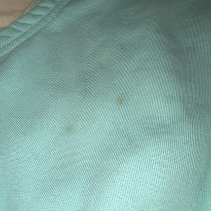 Teddy Fresh Size M Embroidered Logo Hoodie Sweatshirt Pastel Color Block