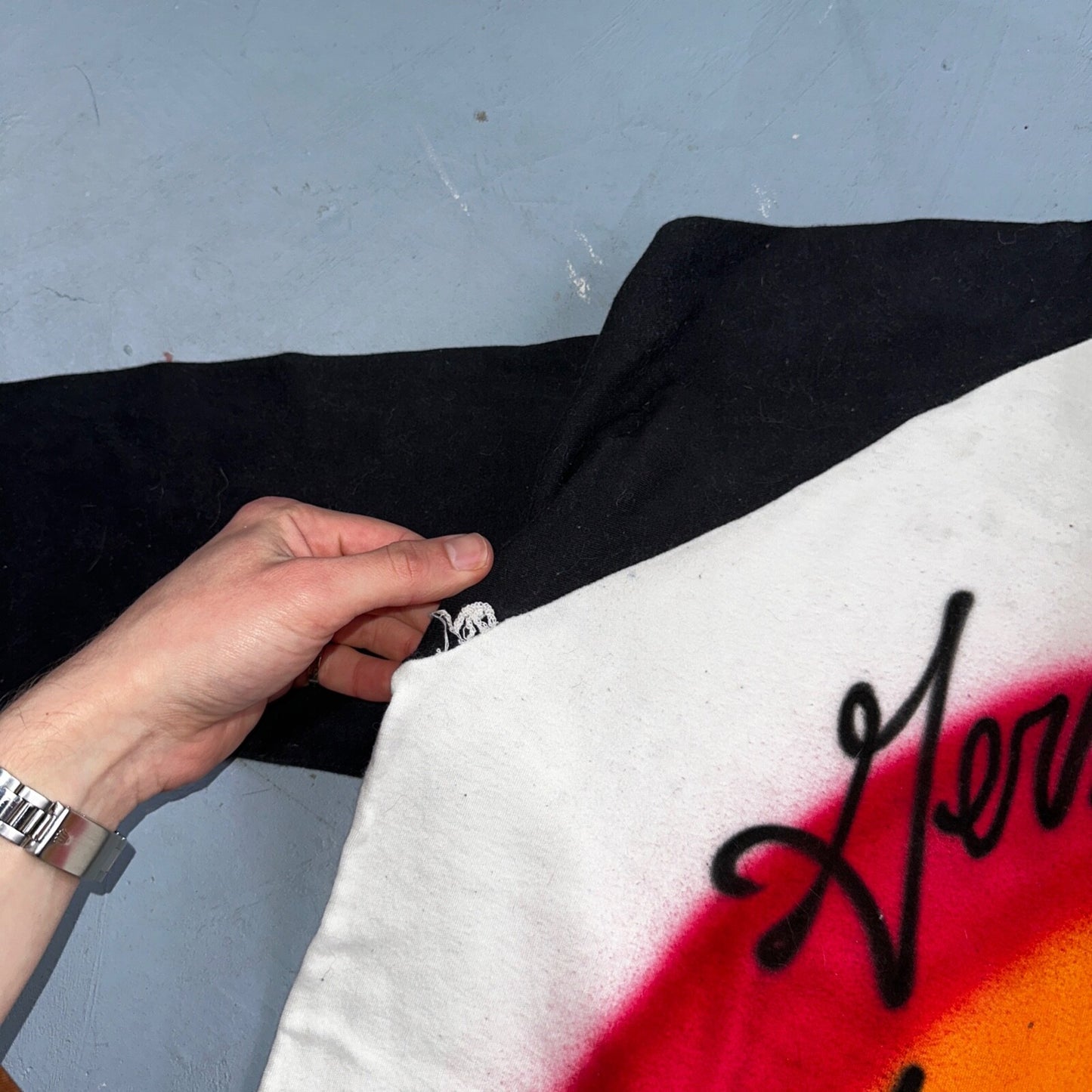 Germany Raglan 80s Rainbow VTG T Shirt Cool Graphic Jim Memory Travel Europe XL