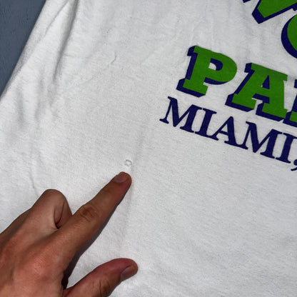 Orange Bowl Parade Miami Florida 90s VTG T Shirt Screen Stars 1995 Art Fun Music