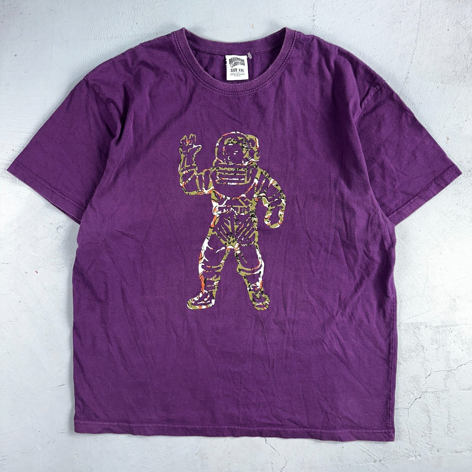 Billionaire Boys Club Purple Astronaut VTG T Shirt BB Bonsai Astro 2XL BBC