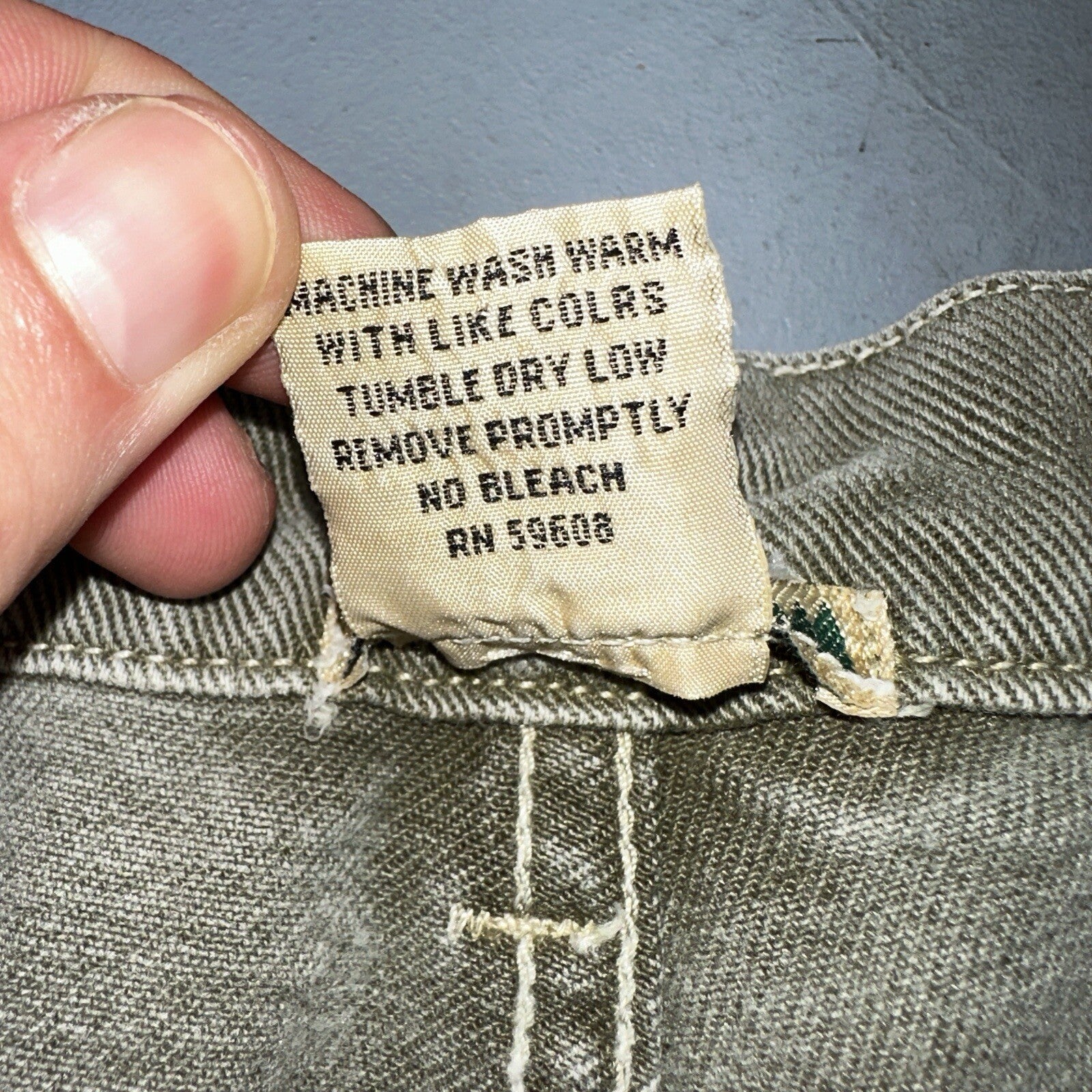 Democracy Jeans Womens 16 Green Denim Pants Banana Republic VTG USA High Rise