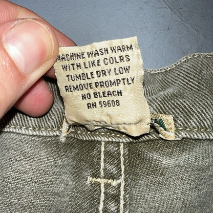 Democracy Jeans Womens 16 Green Denim Pants Banana Republic VTG USA High Rise