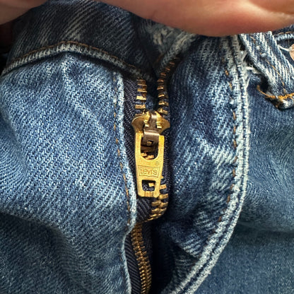 Vintage 80s Levis 505 36x36 USA Blue Jeans 501 Act 34x34 Med Wash