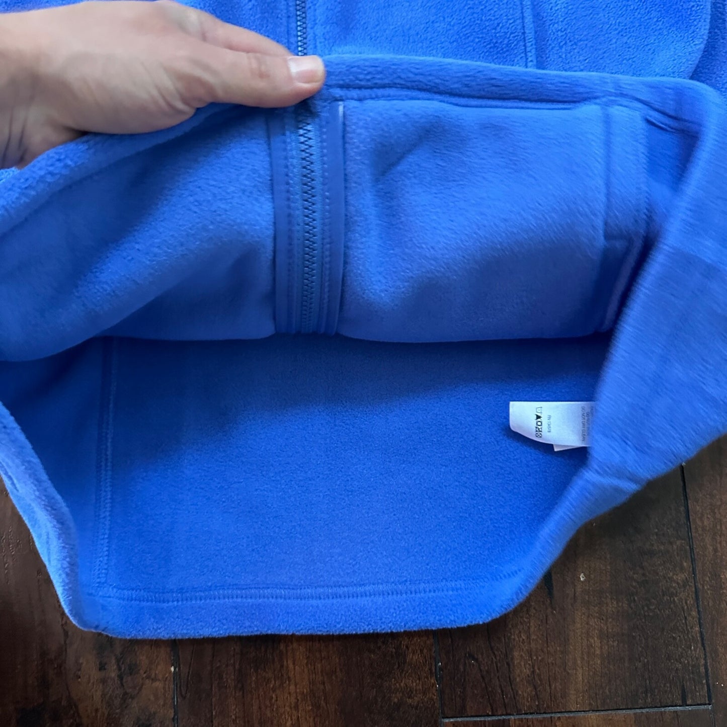 Vineyard Vines Vest Womens Large Blue Whale Zip Fleece Coat Casual Ladies