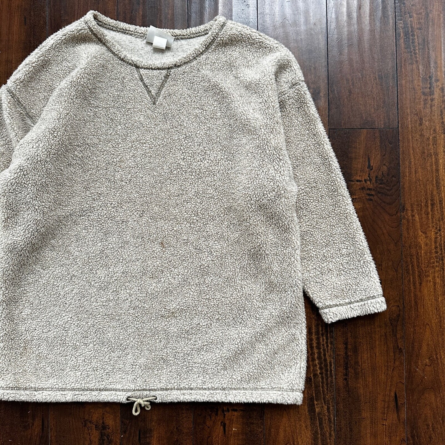 Jack Mulqueen Sweater Women’s Large Fuzzy Cozy Warm Sherpa Jacket VTG 90s USA