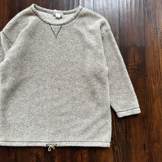 Jack Mulqueen Sweater Women’s Large Fuzzy Cozy Warm Sherpa Jacket VTG 90s USA