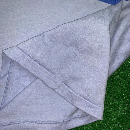 Nike Vintage T Shirt USA Rare Womens LGBTQ Rainbow Running Blue Tag 80s Swoosh