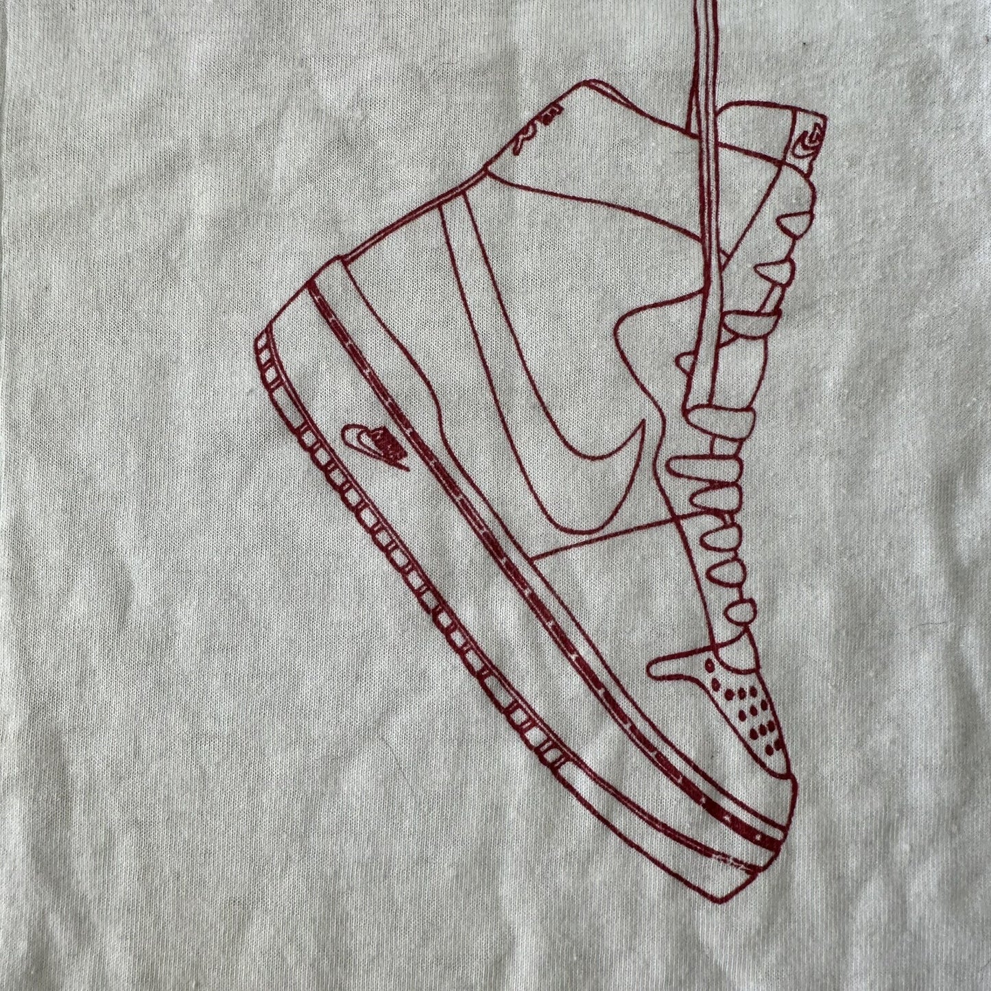 Nike Vintage T Shirt Mens Over The Shoulder Airship Jordan Dunk 80s Outline RARE