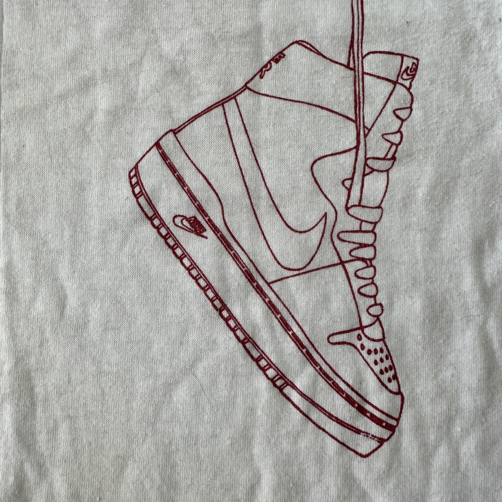 Nike Vintage T Shirt Mens Over The Shoulder Airship Jordan Dunk 80s Outline RARE