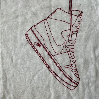 Nike Vintage T Shirt Mens Over The Shoulder Airship Jordan Dunk 80s Outline RARE