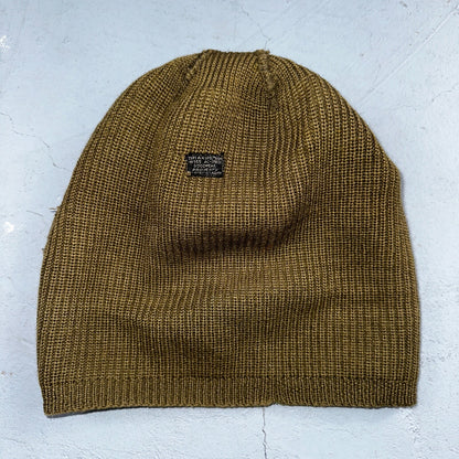 Vintage WWII Watch Cap Hat A-4 Rare Green Air Force Army 40s 50s Military A4 WW2