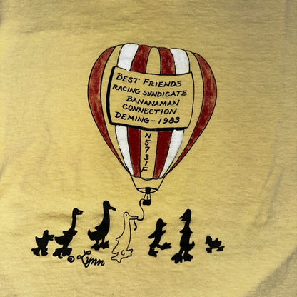 Balloons Lynn Ducks VTG T Shirt Hot Air Balloon Cute Funny 1983 80s Hanes
