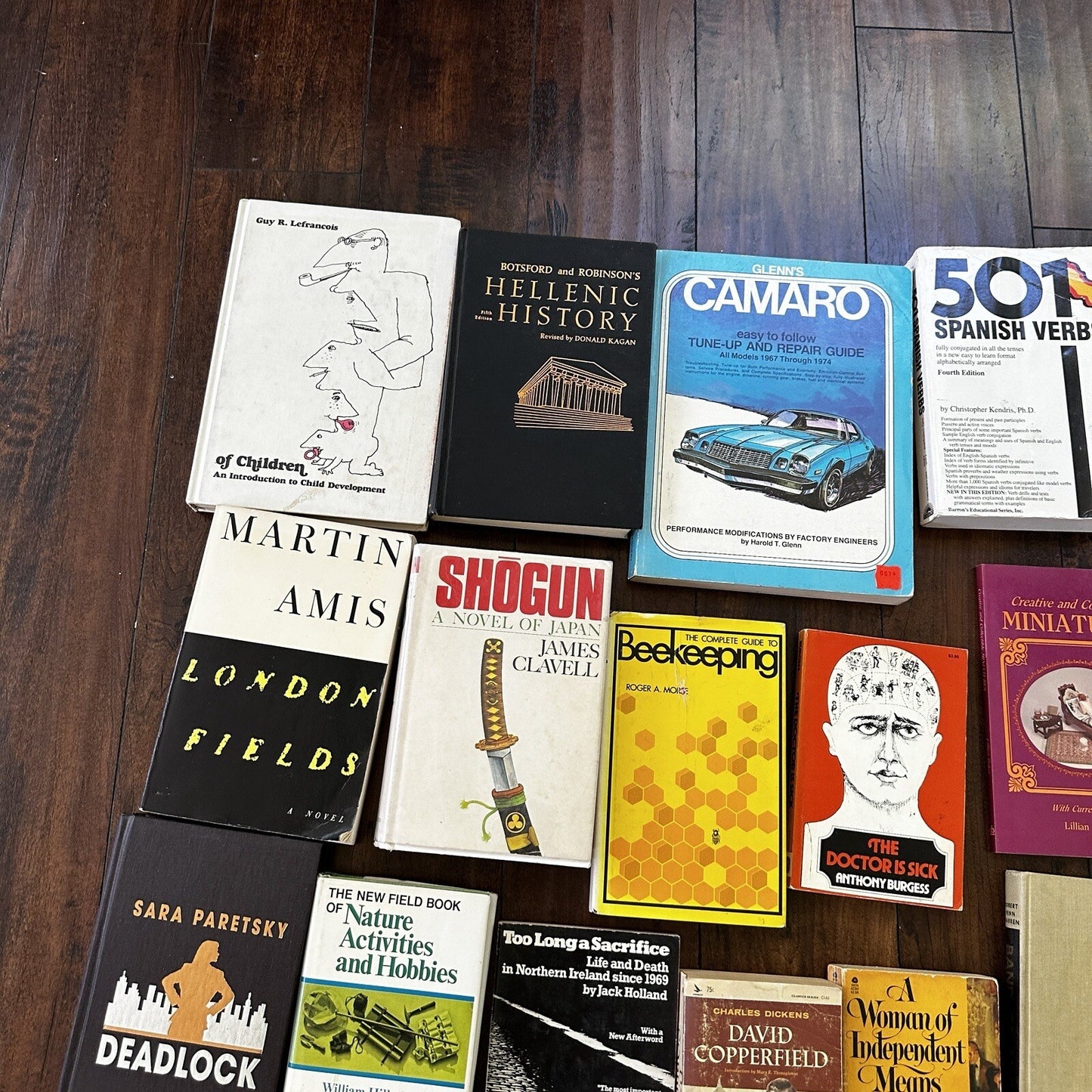 Lot 36 Cool Old Vintage Antique Rare Hardcover Random Books Green Coffee Table