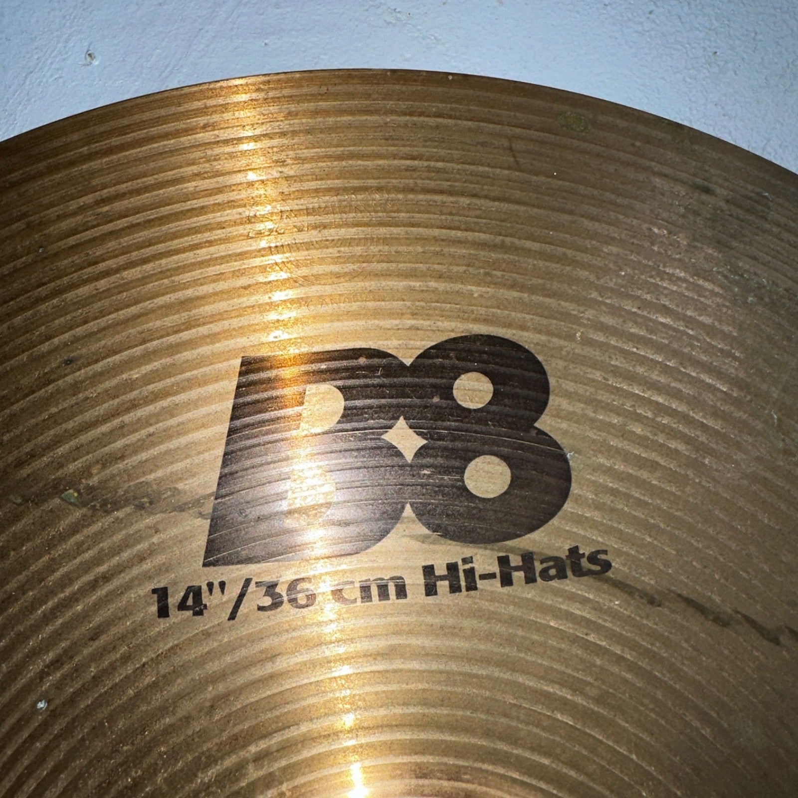 SABIAN B8 18" Crash Ride Cymbal 14" Hi Hats Set Collection Pair Top Bottom