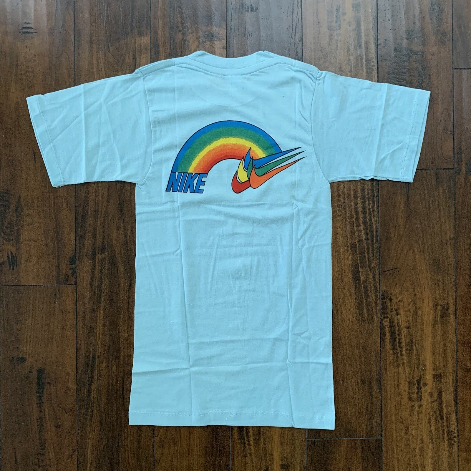 Nike Vintage T Shirt Mens S Rainbow Swoosh Pride Japan Geisha 80s LGBTQ Europe