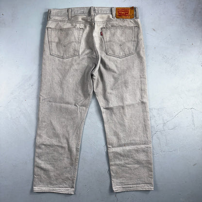 Levis 501 Vintage Y2K XX Straight Leg Jeans 40x30 Gray Wash 2000s Act 38x27