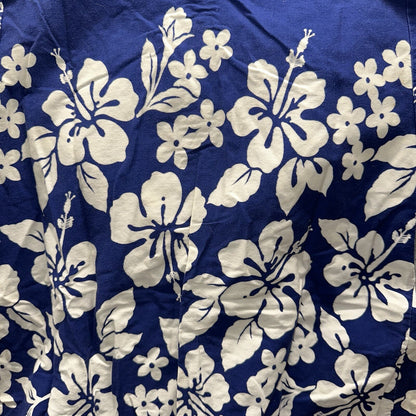 Vintage 50s Hawaiian Aloha Print Shirt Rockabilly Honolulu 60s Button Ui Maikai