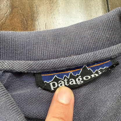 VTG Patagonia Mens Short Sleeve 1980s 80s Navy Blue Single Stitch T Shirt Basic