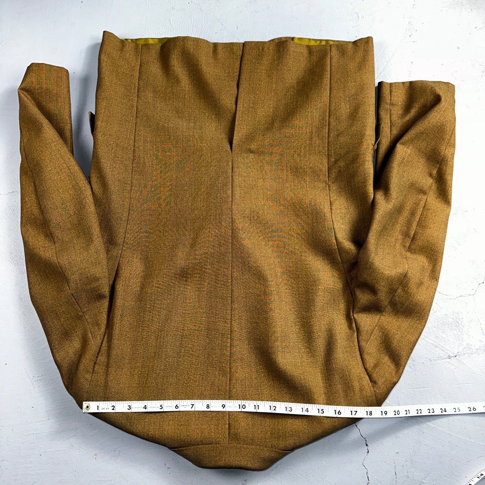 VTG Mens 3 PC Suit 42 Jacket Coat Pants Vest Plaid Rockabilly 70s 1970s Brown