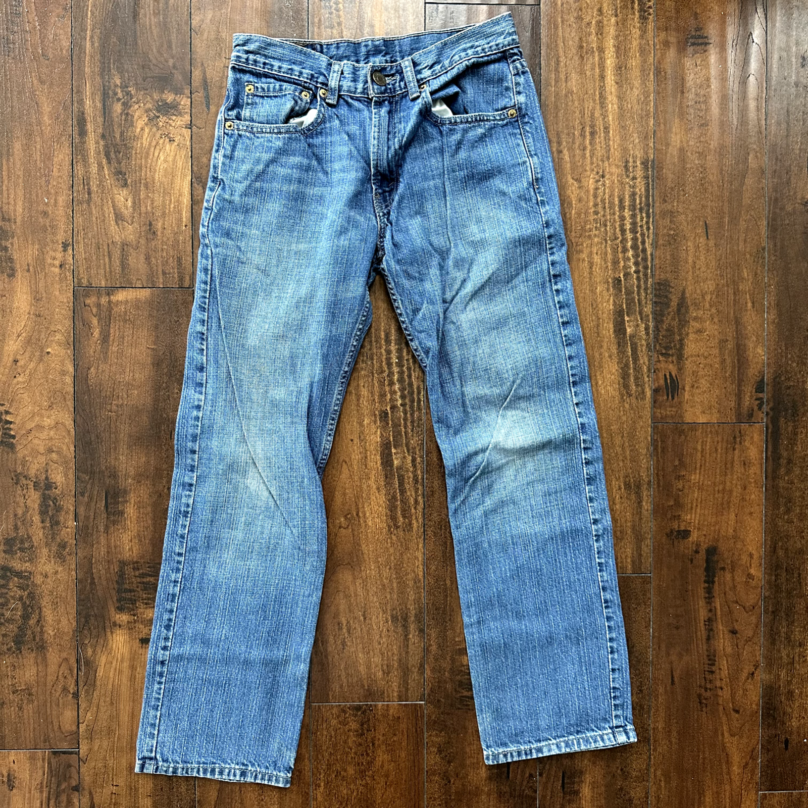 Levis 514 Womens Jeans 16 Reg Straight Leg Denim Flat Front Vintage Y2K 28x28