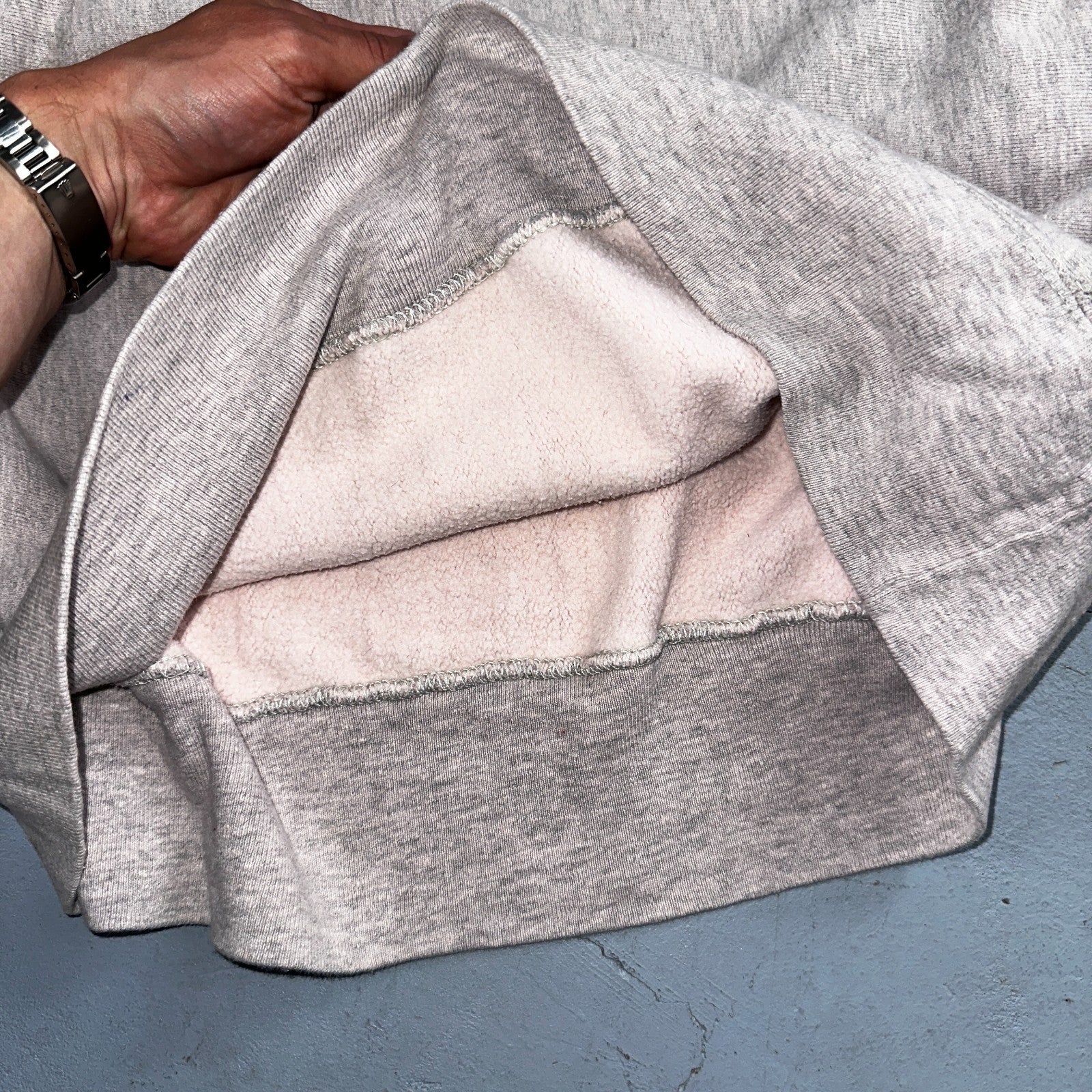 VTG 80s Champion Reverse Weave Crewneck Sweatshirt Gray USA XL Lion Sun Motif