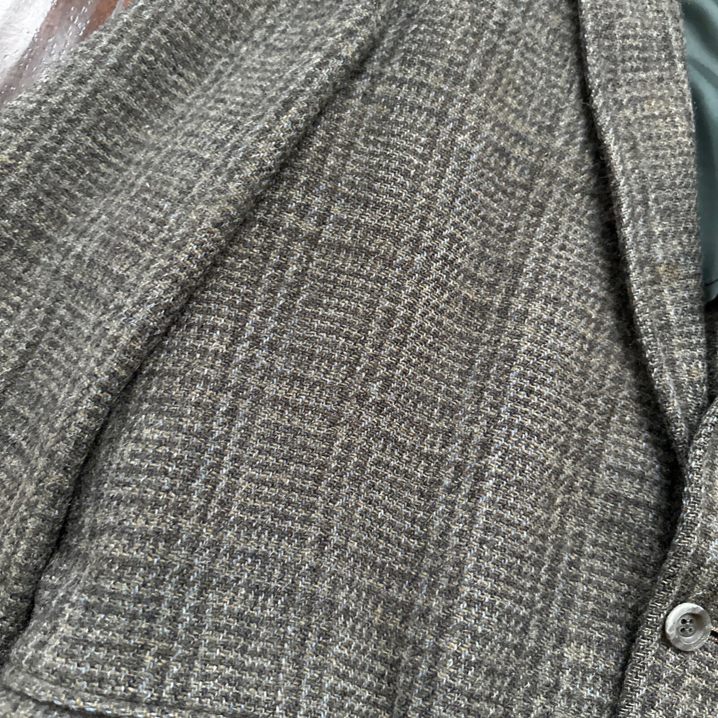 VTG Harris Tweed Sport Coat Mens 42 Scottish Wool Blazer Button Cricketer 70s