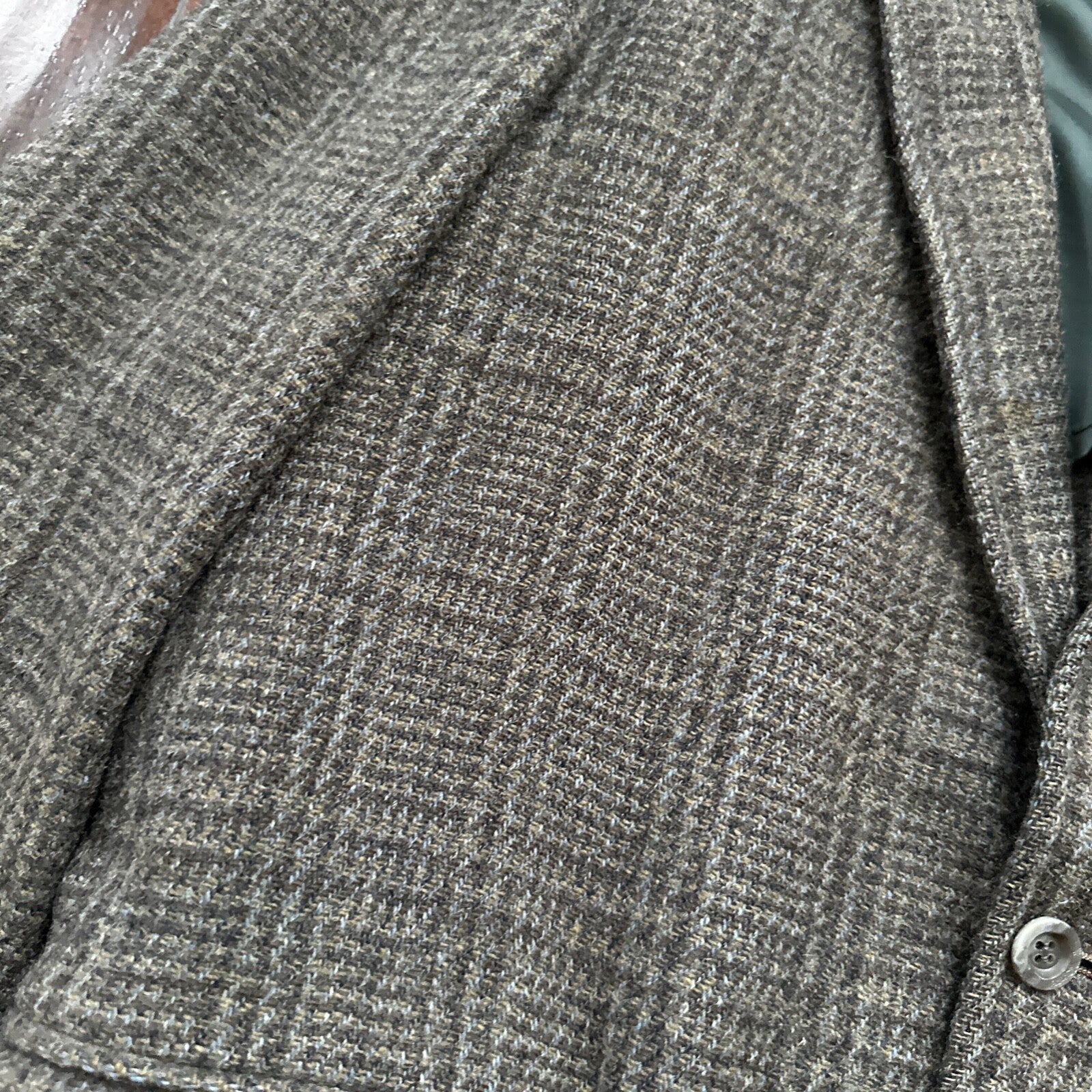 VTG Harris Tweed Sport Coat Mens 42 Scottish Wool Blazer Button Cricketer 70s