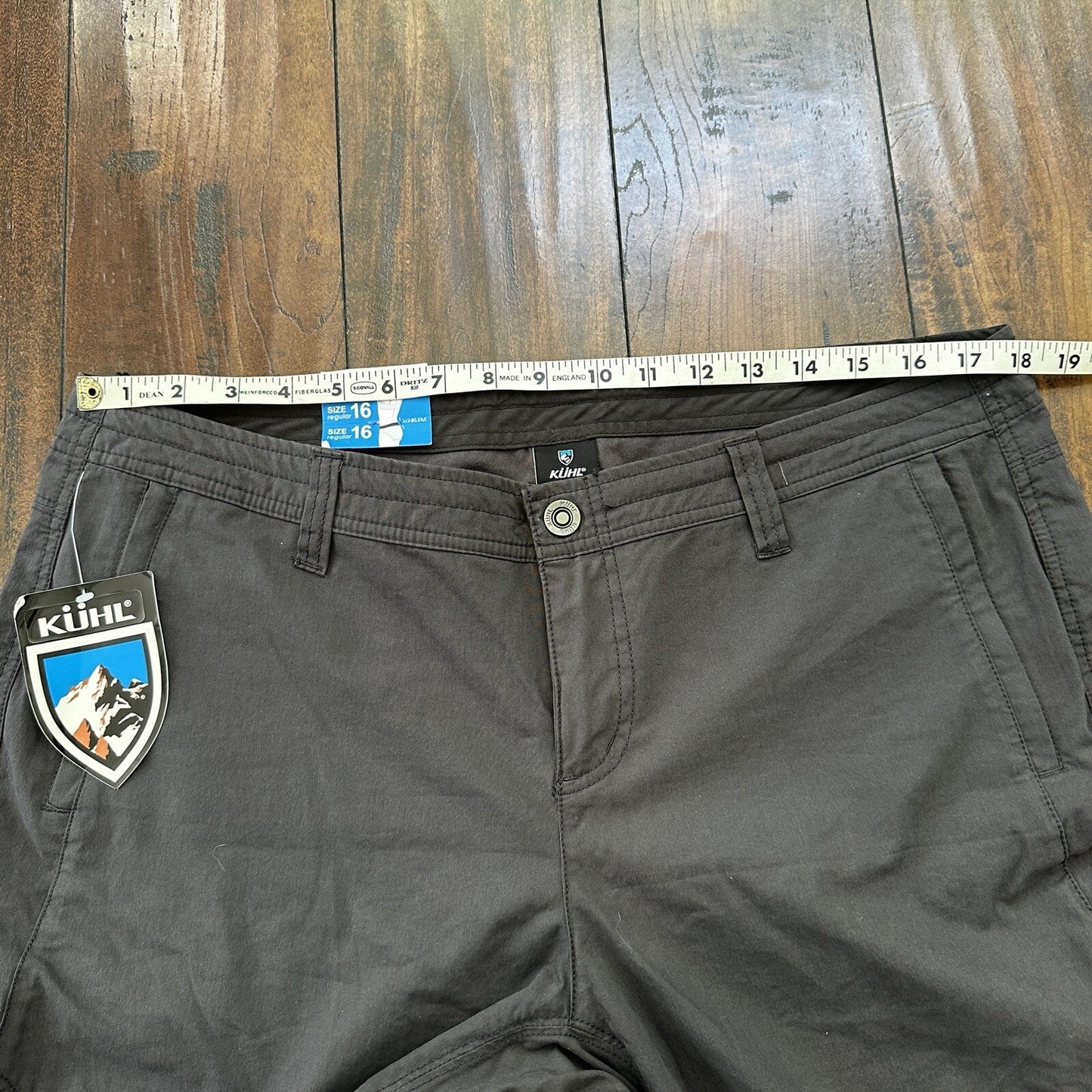 Kuhl Kurve Pants Womens 16 Black Low Rise Kanvas Stretch Legendary Pant 36x31